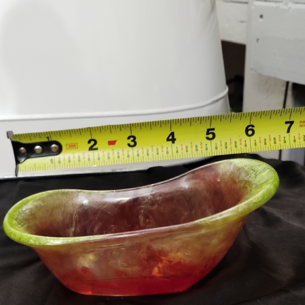 Multicolor Abstract Decorative Bowl - Picture 4 of 5